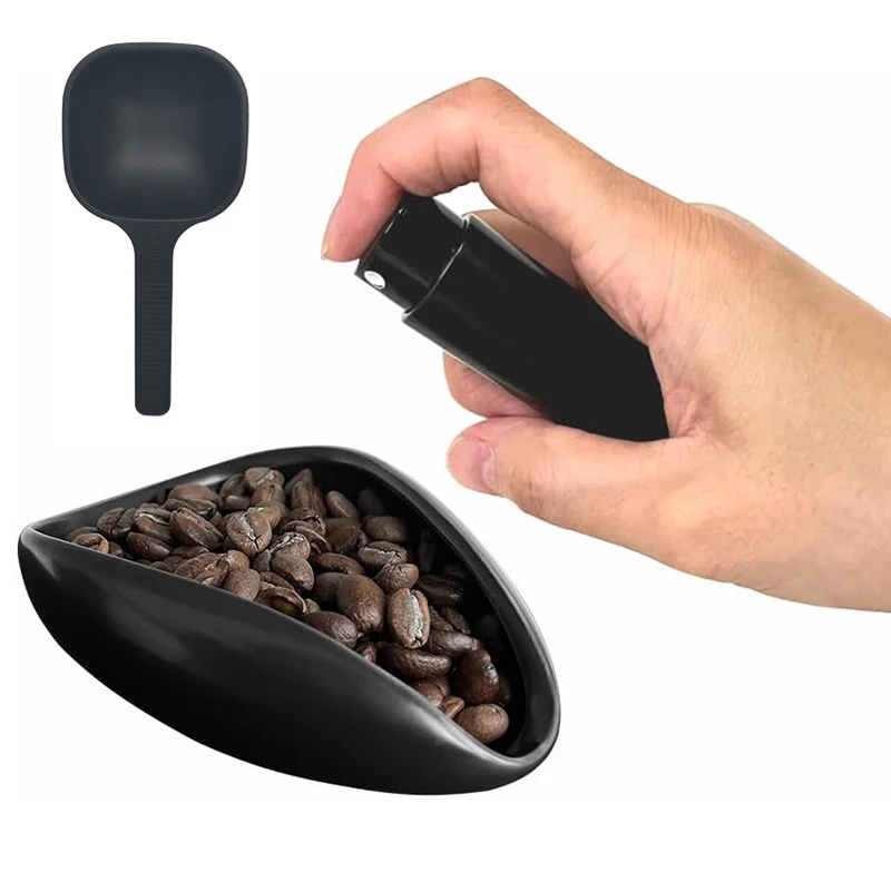 Coffee Tea Sugar Set - Coffee Bean Measuring Cup Spoon Spray