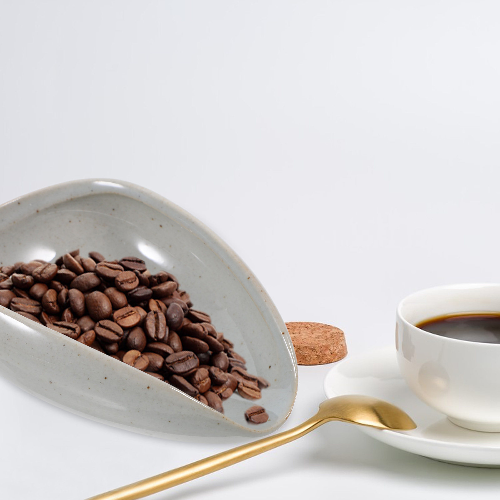 Coffee Bean And Tea Leaf - Ceramic Coffee Bean Tray Multi Use