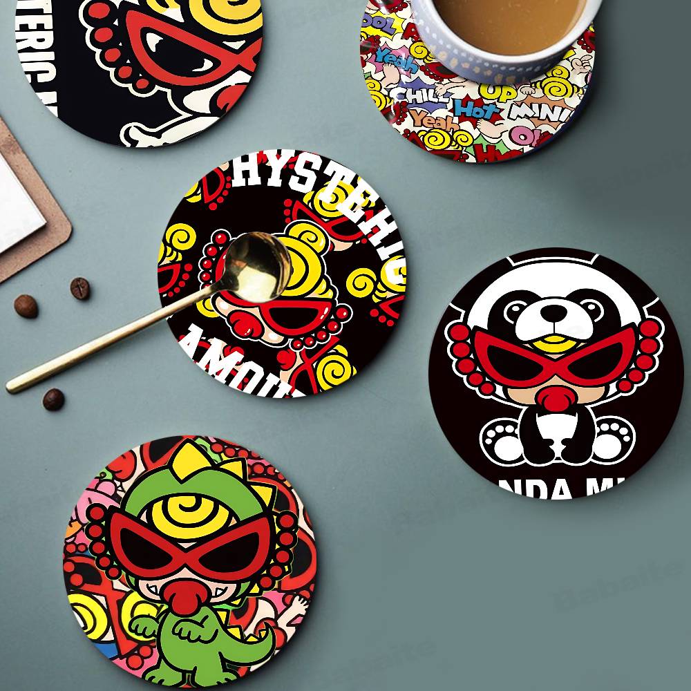 Coffee Tea Gift Set - Japan Fashion H-Hysteric M-Mini Wood Coaster