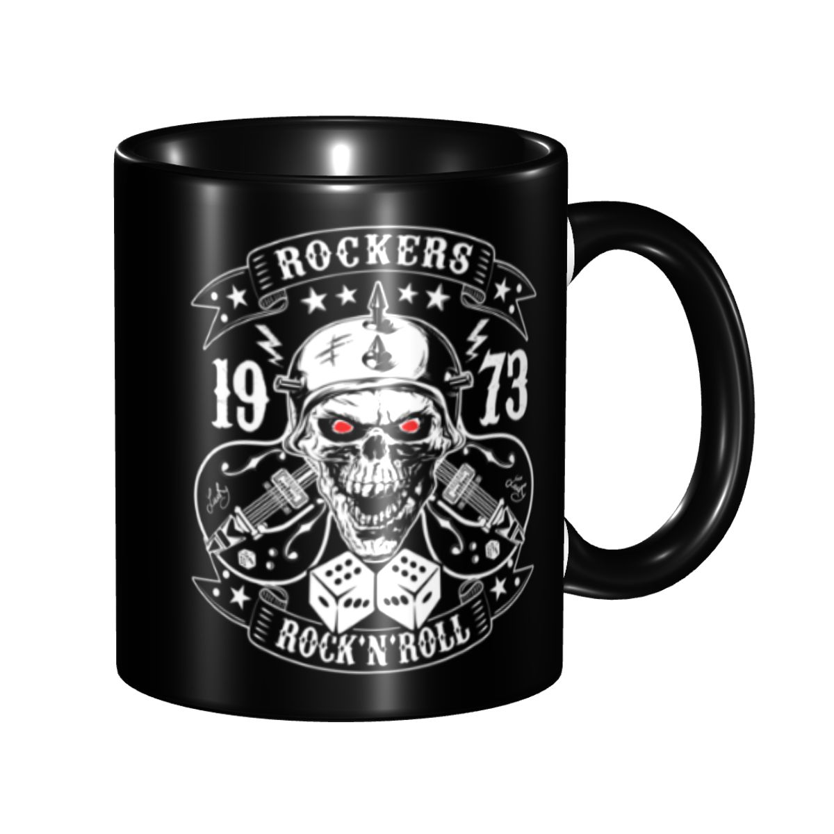 Water Tea And Coffee - Personalized Rockabilly Rock Skull Rockers Rock