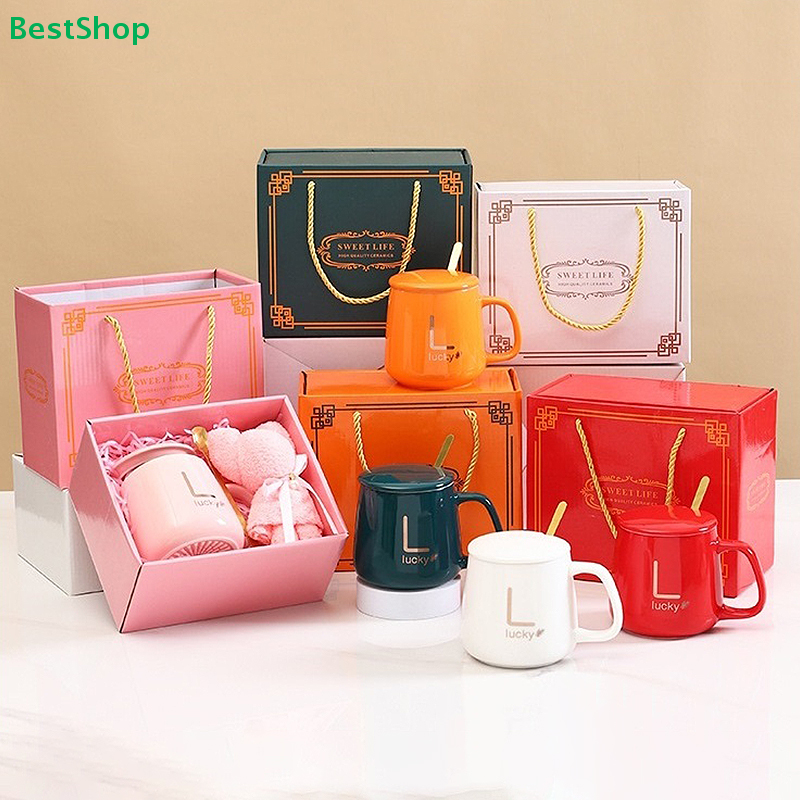 Coffee Tea Drawer Organizer - ♥400ml Ceramic Mug Gift Set –