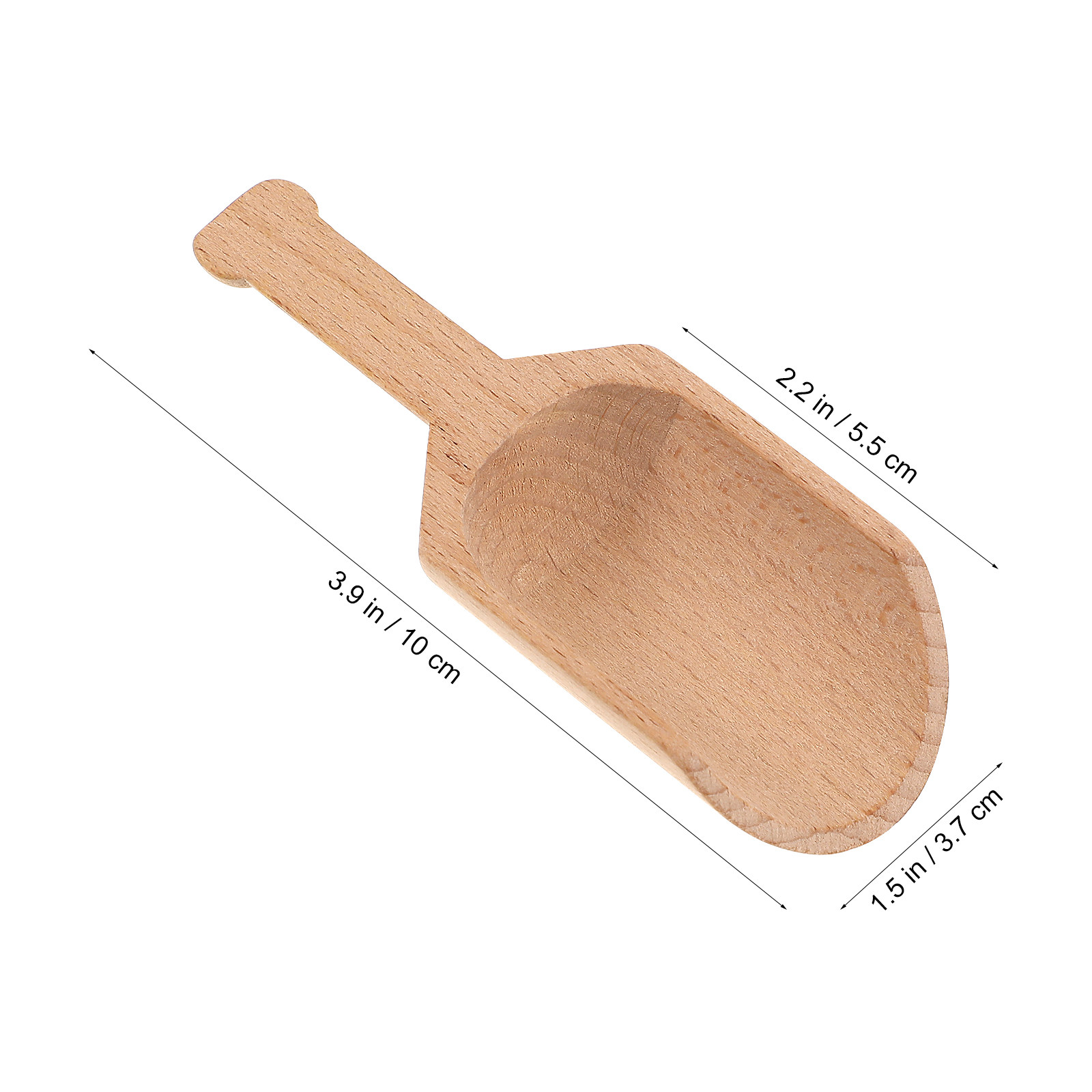 2Pcs Natural Beech Wood Spoons – Coffee Bean And Tea Leaf Bewertung und Preis