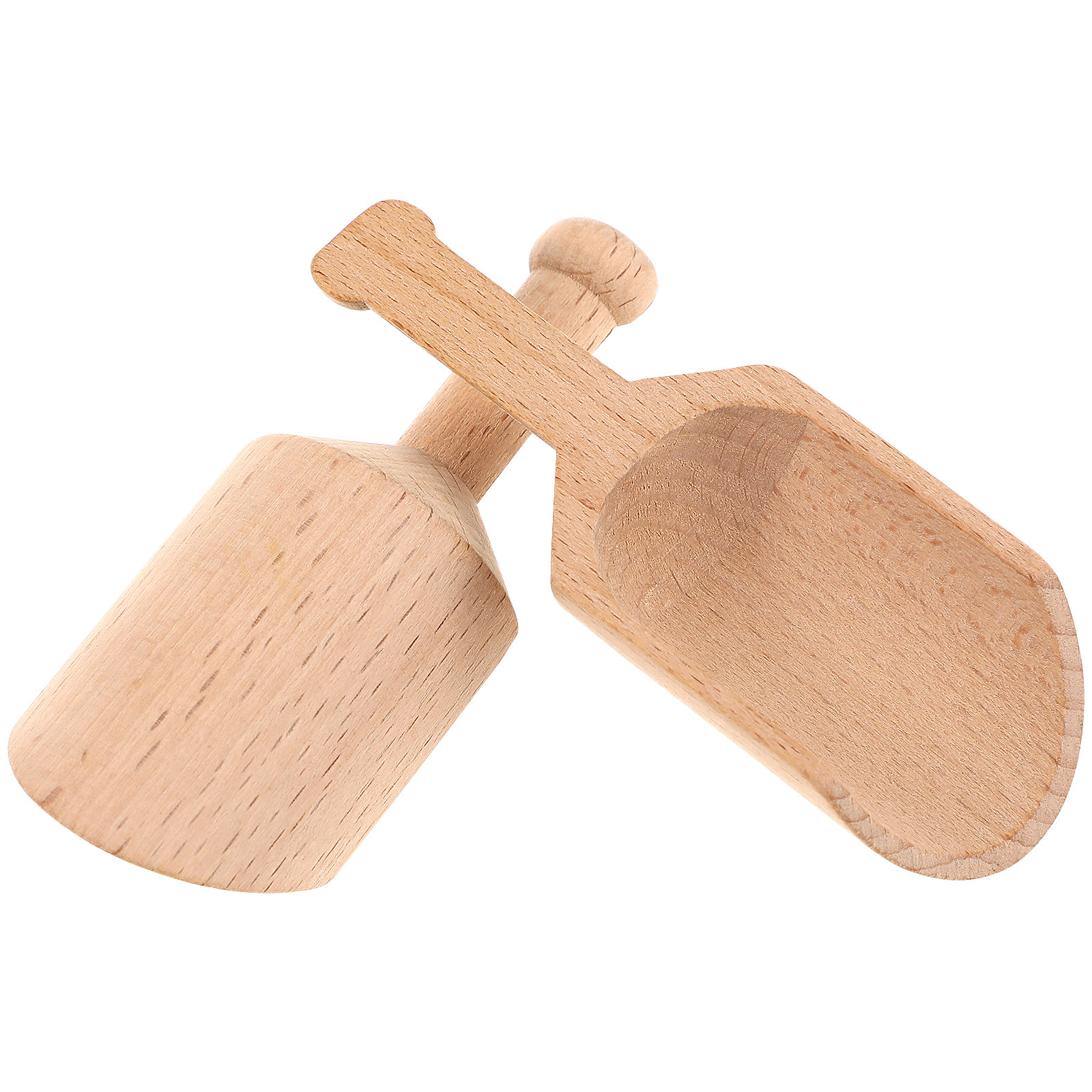 2Pcs Natural Beech Wood Spoons – Coffee Bean And Tea Leaf Bewertung und Preis