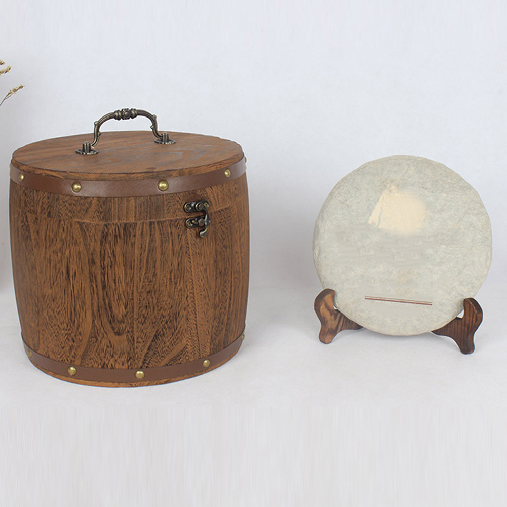 Wooden Tea Wood Barrel Caniste – Coffee Bean And Tea Leaf Bewertung und Preis