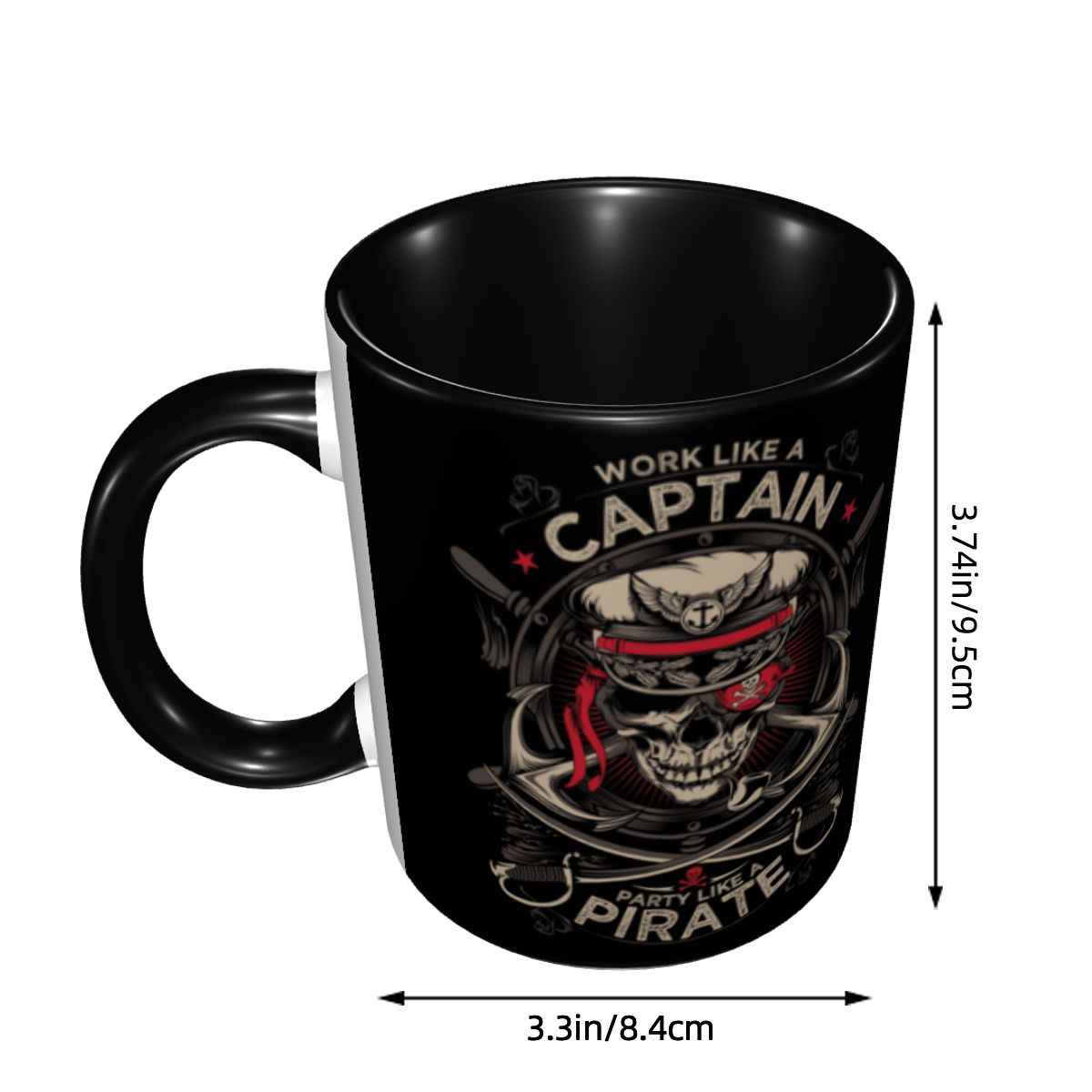 Customized Work Like A Captain – Coffee Tea Like Bewertung und Preis