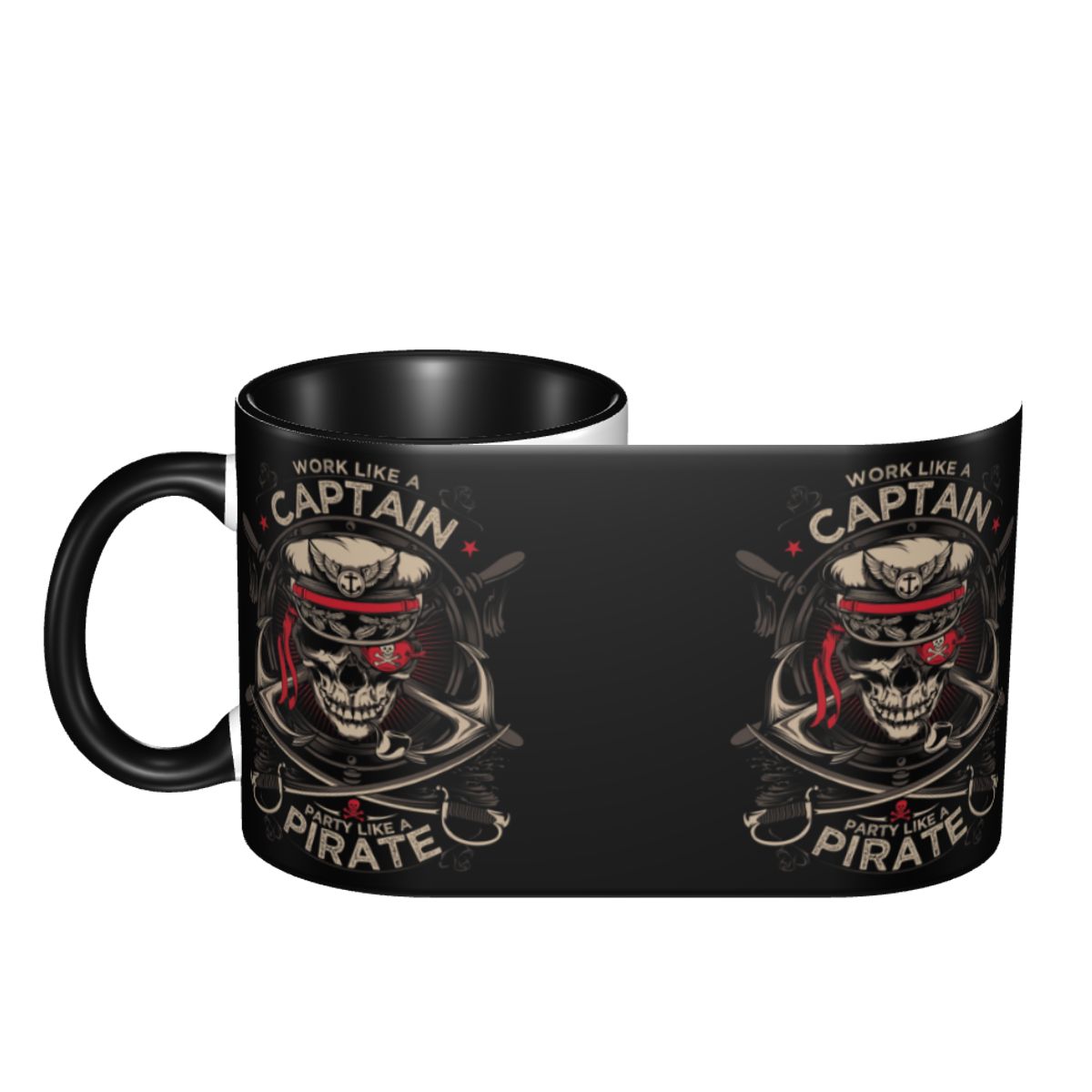 Customized Work Like A Captain – Coffee Tea Like Bewertung und Preis