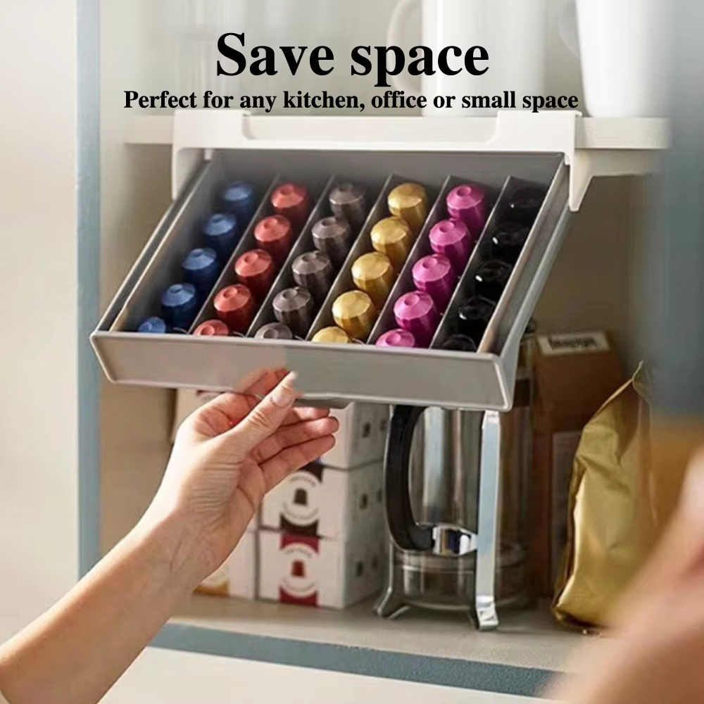 Space-Saving Coffee Capsule &  – Coffee Tea Drawer Organizer Bewertung und Preis