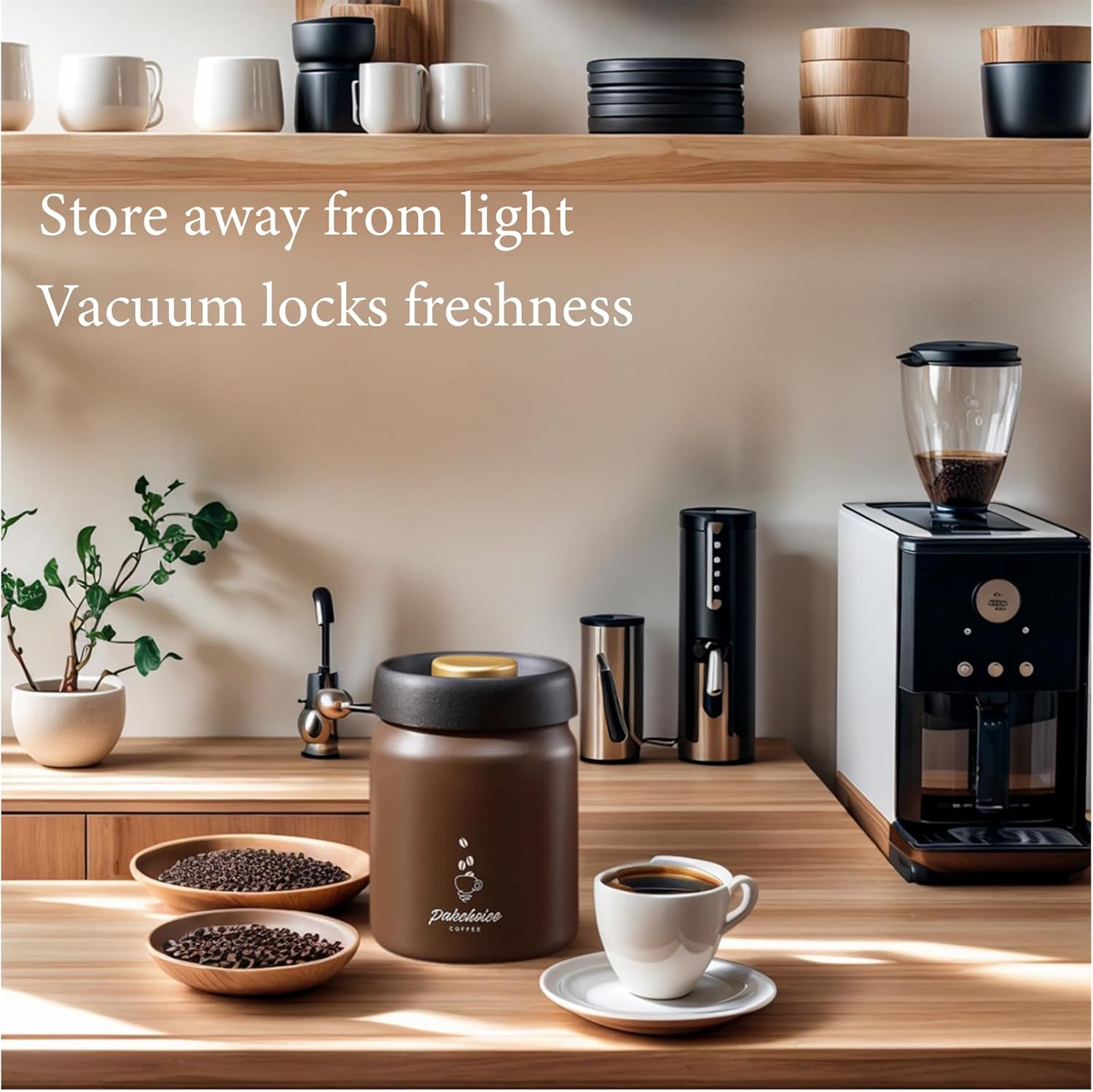 Vacuum Coffee Bean Storage Con – Coffee Tea Canister Set Bewertung und Preis