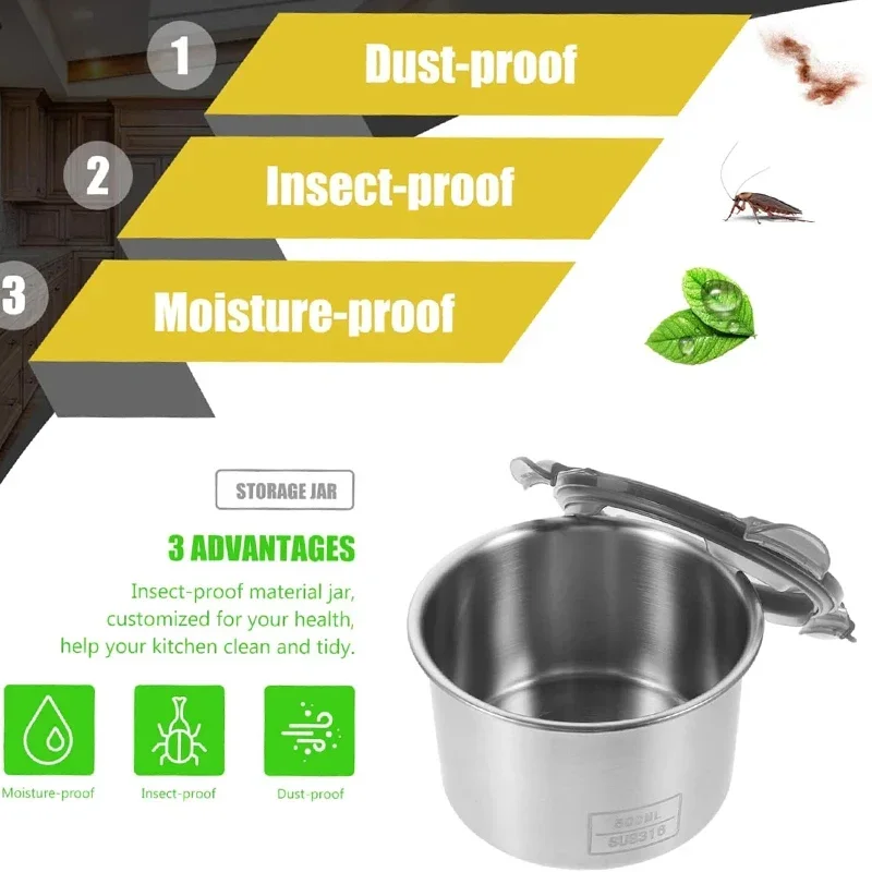 Stainless Steel Food Container – Coffee Bean And Tea Leaf Bewertung und Preis