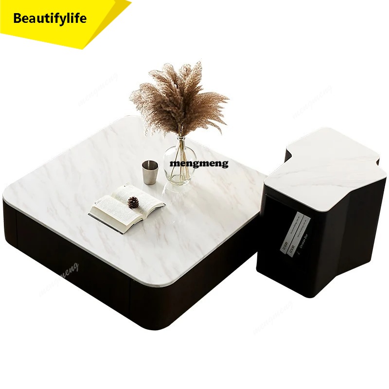 Modern Square marble coffee ta – Coffee Tea Unit Bewertung und Preis