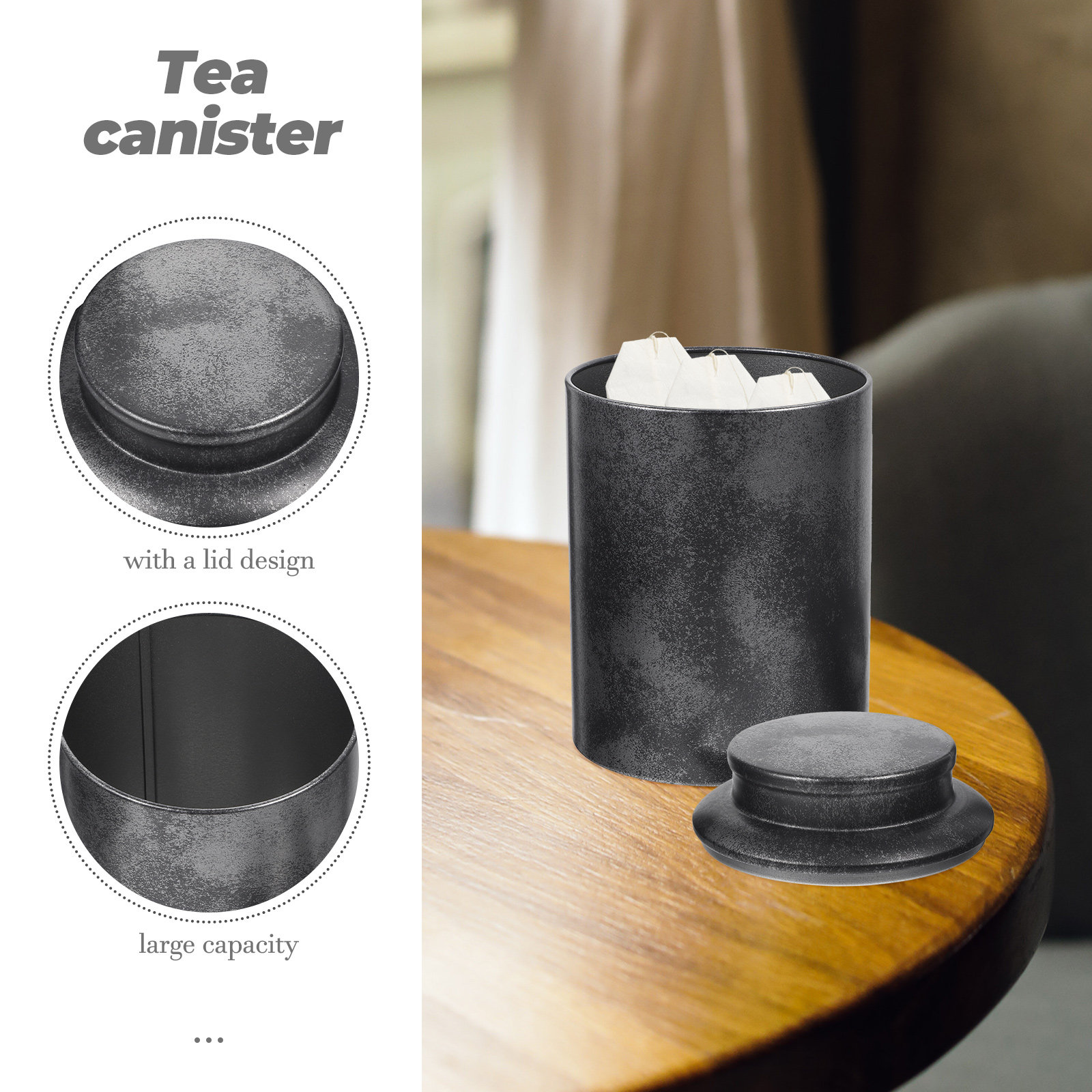 Metal Tea Canister Airtight Li – Coffee Bean And Tea Leaf Bewertung und Preis