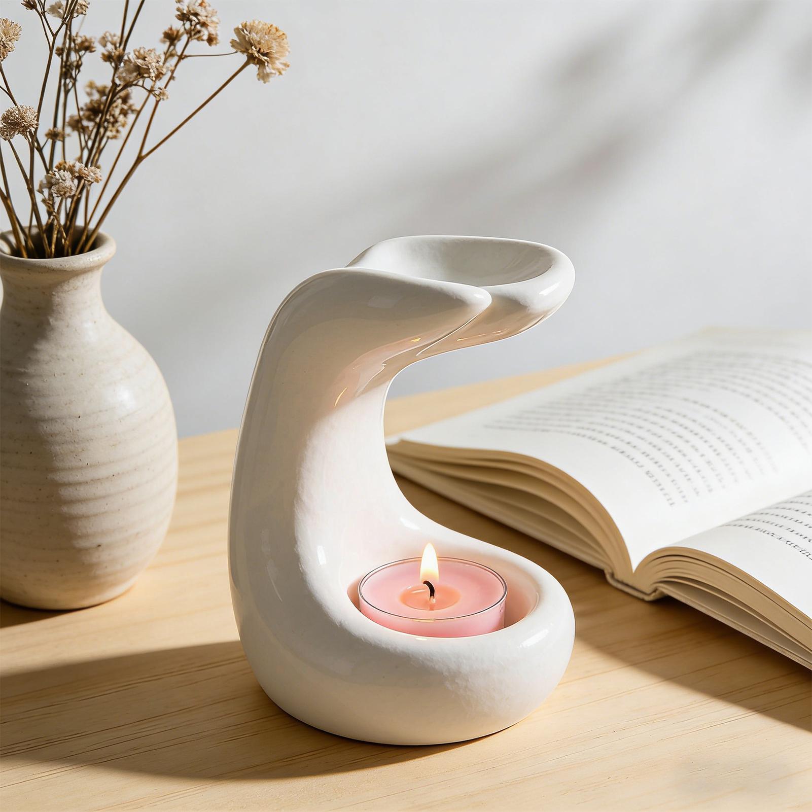 Tealight Wax Melt Warmer Palm  – Coffee Tea Home Bewertung und Preis