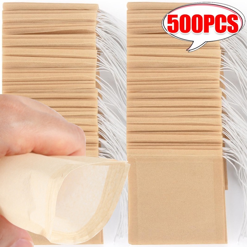 100/500x Cloth Tea Bags with D – Coffee Bean And Tea Leaf Bewertung und Preis