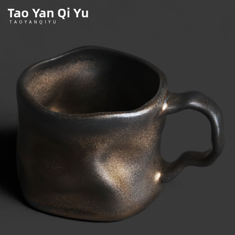Retro Black Gold Stone Pattern – Coffee To Tea Meaning Bewertung und Preis