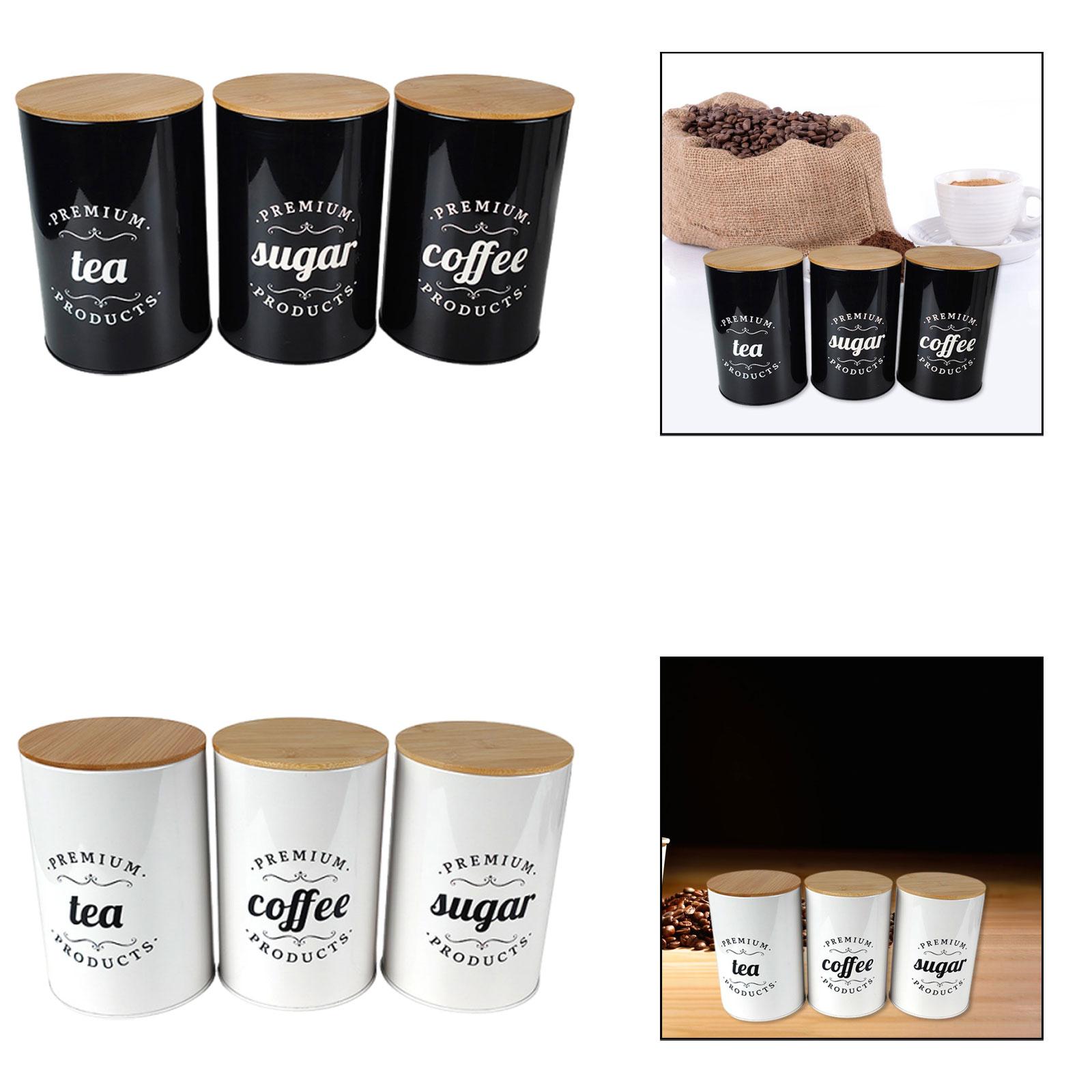 Tinplate Coffee Tea Sugar Stor – Coffee Tea Canister Set Bewertung und Preis