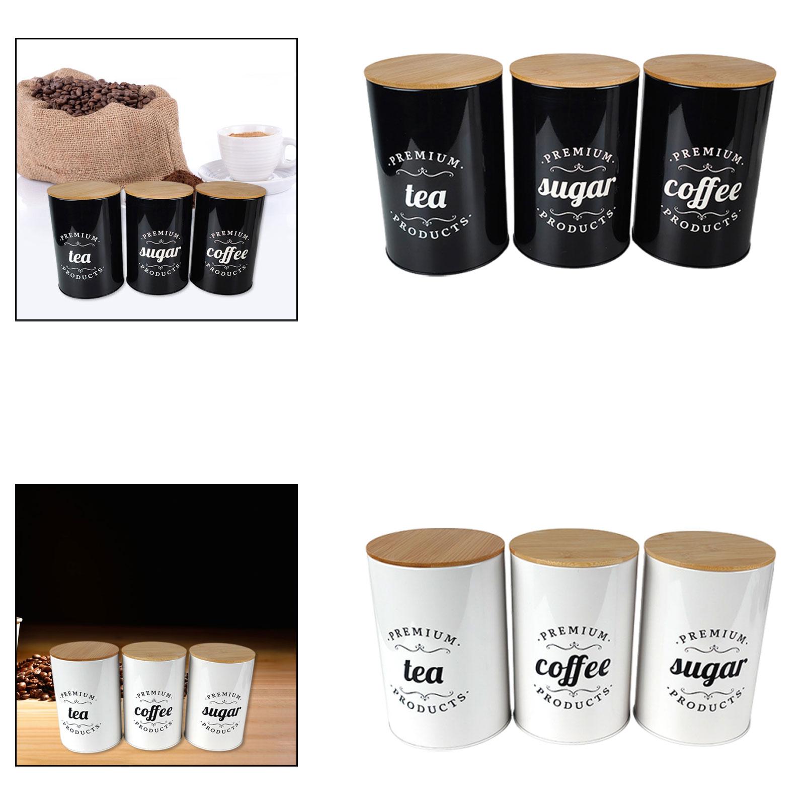 Tinplate Coffee Tea Sugar Stor – Coffee Tea Canister Set Bewertung und Preis