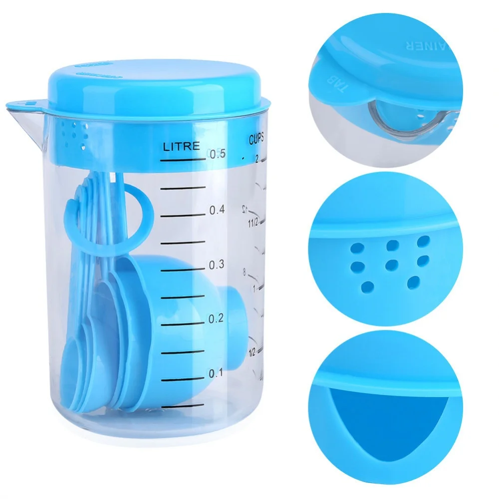 7 Pieces / Set Plastic Measuri – Coffee Tea Sugar Set Bewertung und Preis
