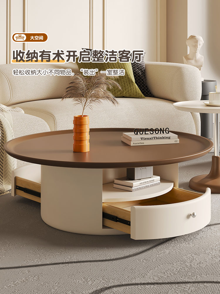 Circular coffee table,living r – Coffee Tea Unit Bewertung und Preis
