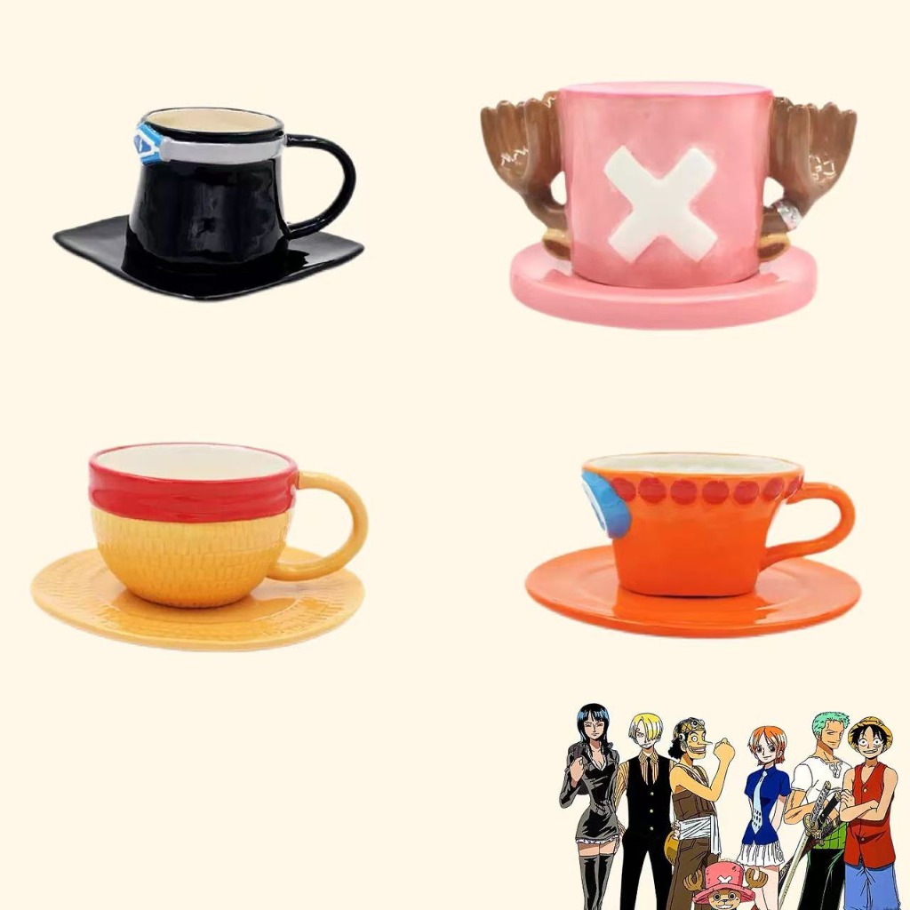 One Piece Character Ceramic Cu – Coffee Tea Gift Set Bewertung und Preis