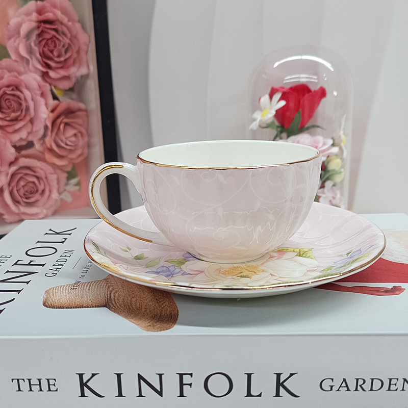 Elegant Pastoral Floral Fine B – Coffee Tea Gift Set Bewertung und Preis