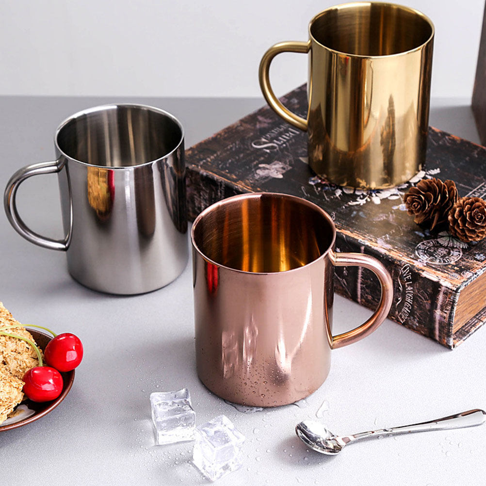 2Pcs Stainless Steel Mug Set D – Water Tea And Coffee Bewertung und Preis
