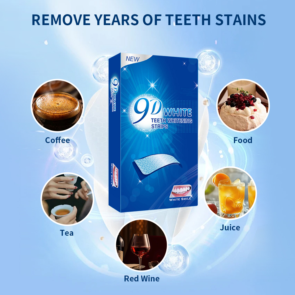 9D White Teeth Whitening Strip – Coffee Tea Unit Bewertung und Preis