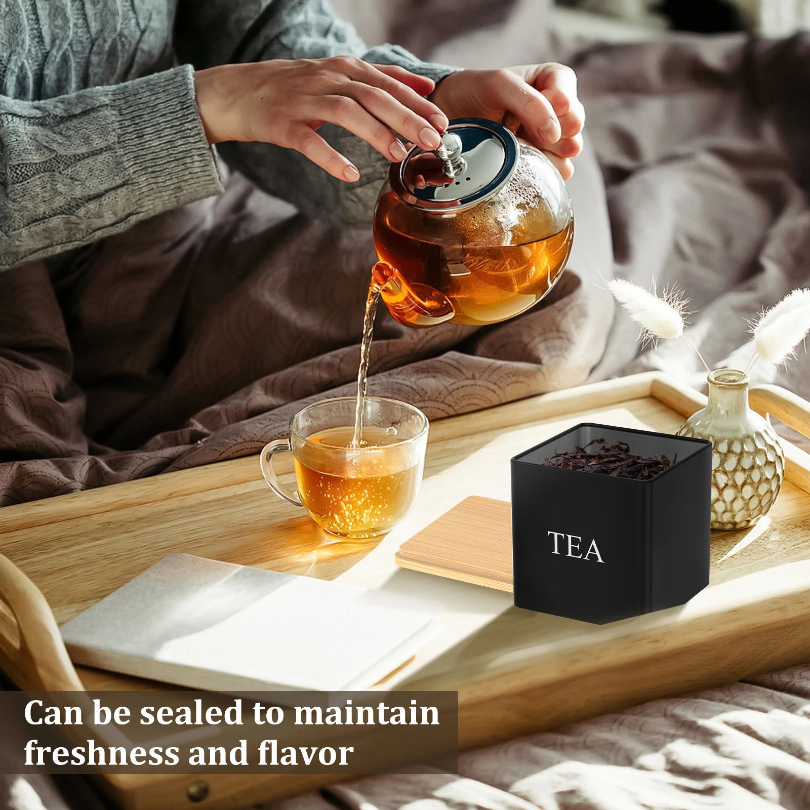 3Pcs Set 500ml Tea Sugar Coffe – Coffee Tea Canister Set Bewertung und Preis