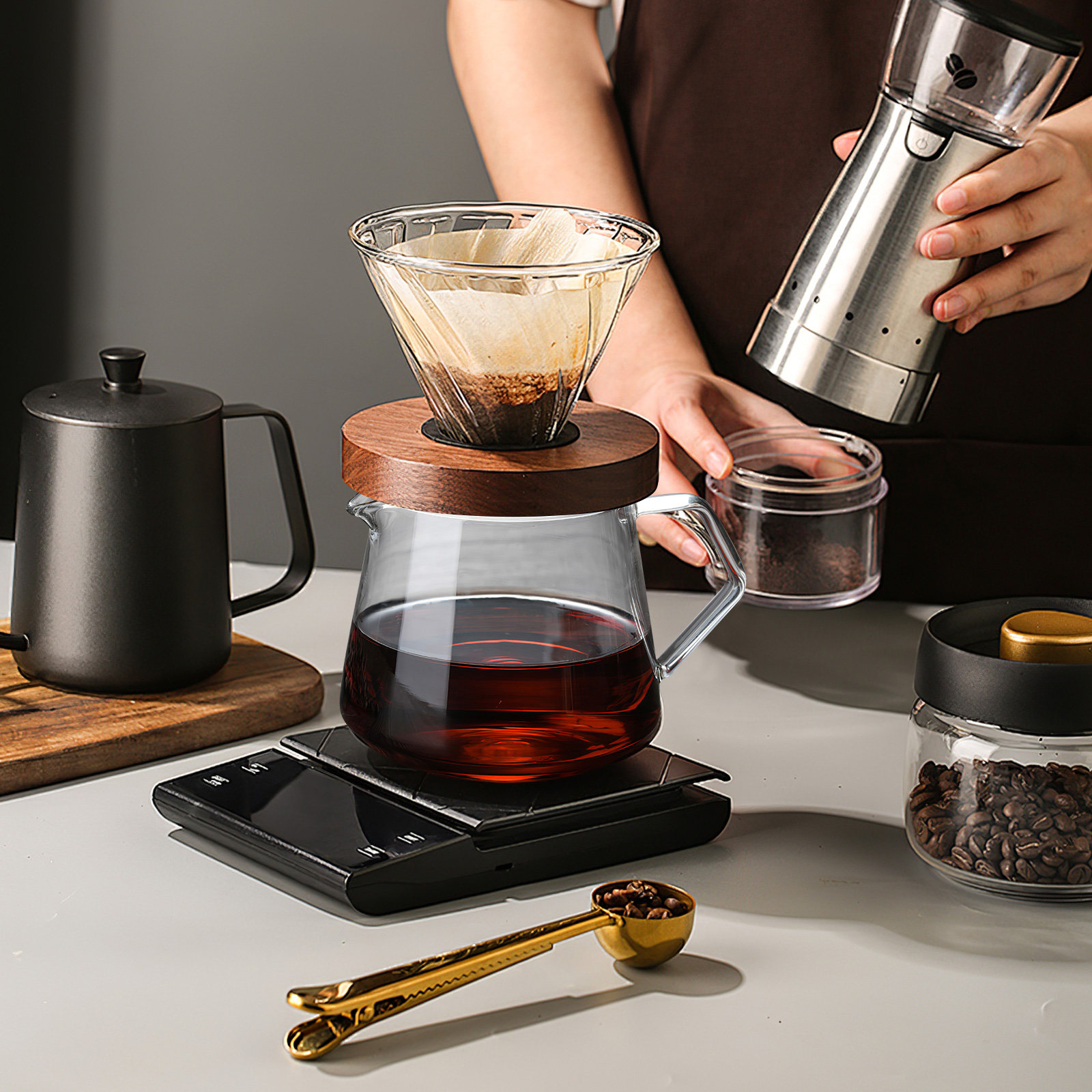1Pcs 650Ml Glass Coffee Pot He – Coffee Tea Home Bewertung und Preis