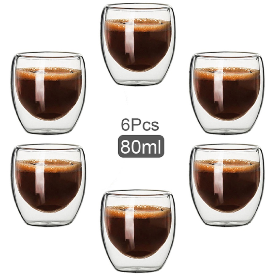 Double Walled Glass Coffee Mug – Coffee Tea Sugar Set Bewertung und Preis