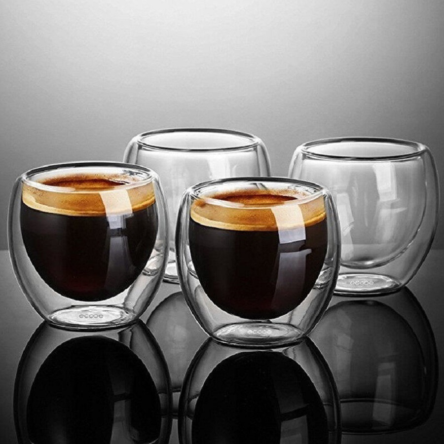 Double Walled Glass Coffee Mug – Coffee Tea Sugar Set Bewertung und Preis