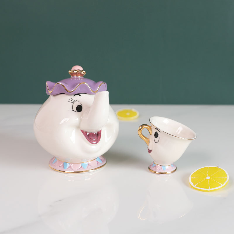 Hot Teapot Cartoon Beauty And  – Coffee Tea Sugar Set Bewertung und Preis