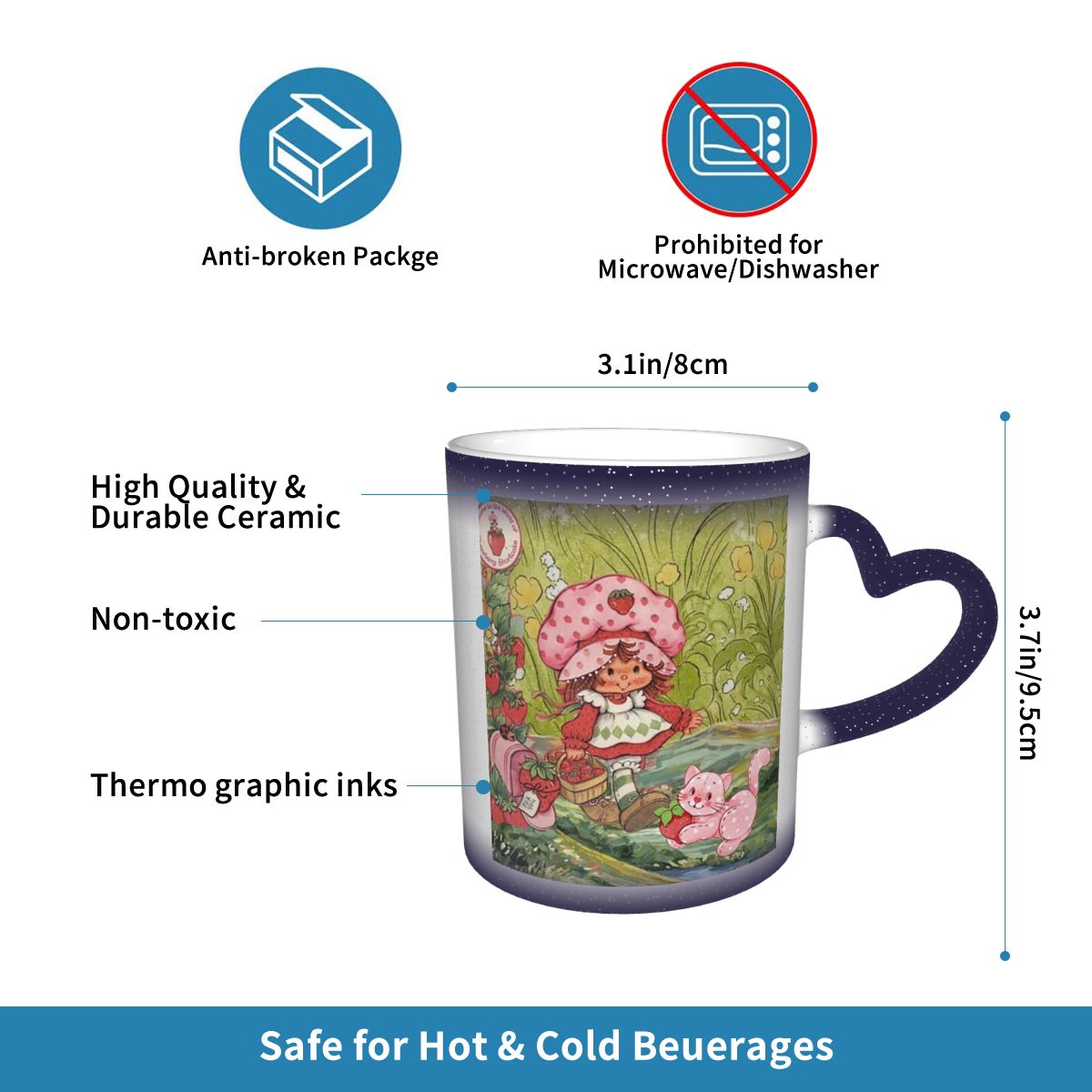 Like Strawberry ShortCake Mug  – Coffee Tea Like Bewertung und Preis
