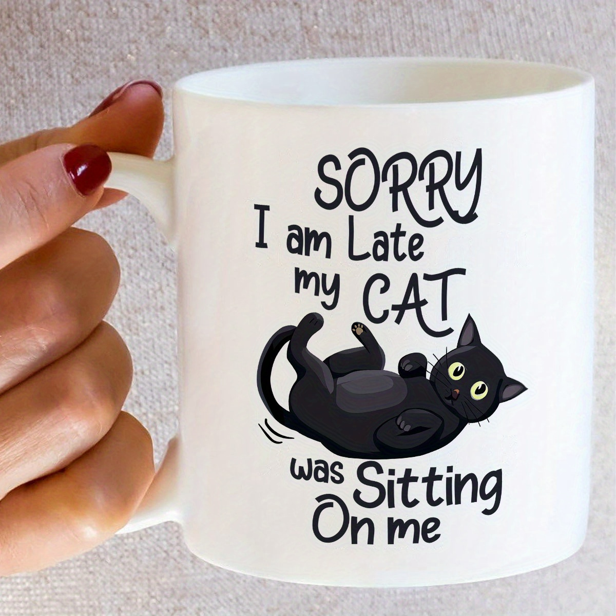 1 Funny Cat Shaped Ceramic Mug – Coffee Tea With Me Bewertung und Preis