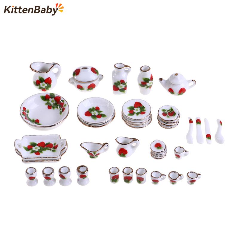1 Set 1:12 Miniature Doll Hous – Coffee Tea Sugar Set Bewertung und Preis