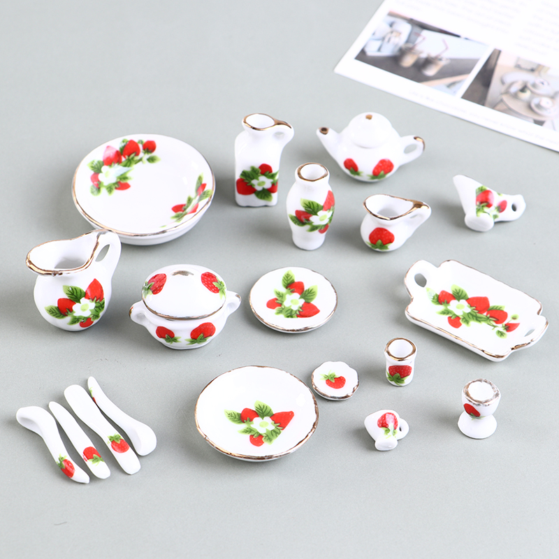 1 Set 1:12 Miniature Doll Hous – Coffee Tea Sugar Set Bewertung und Preis