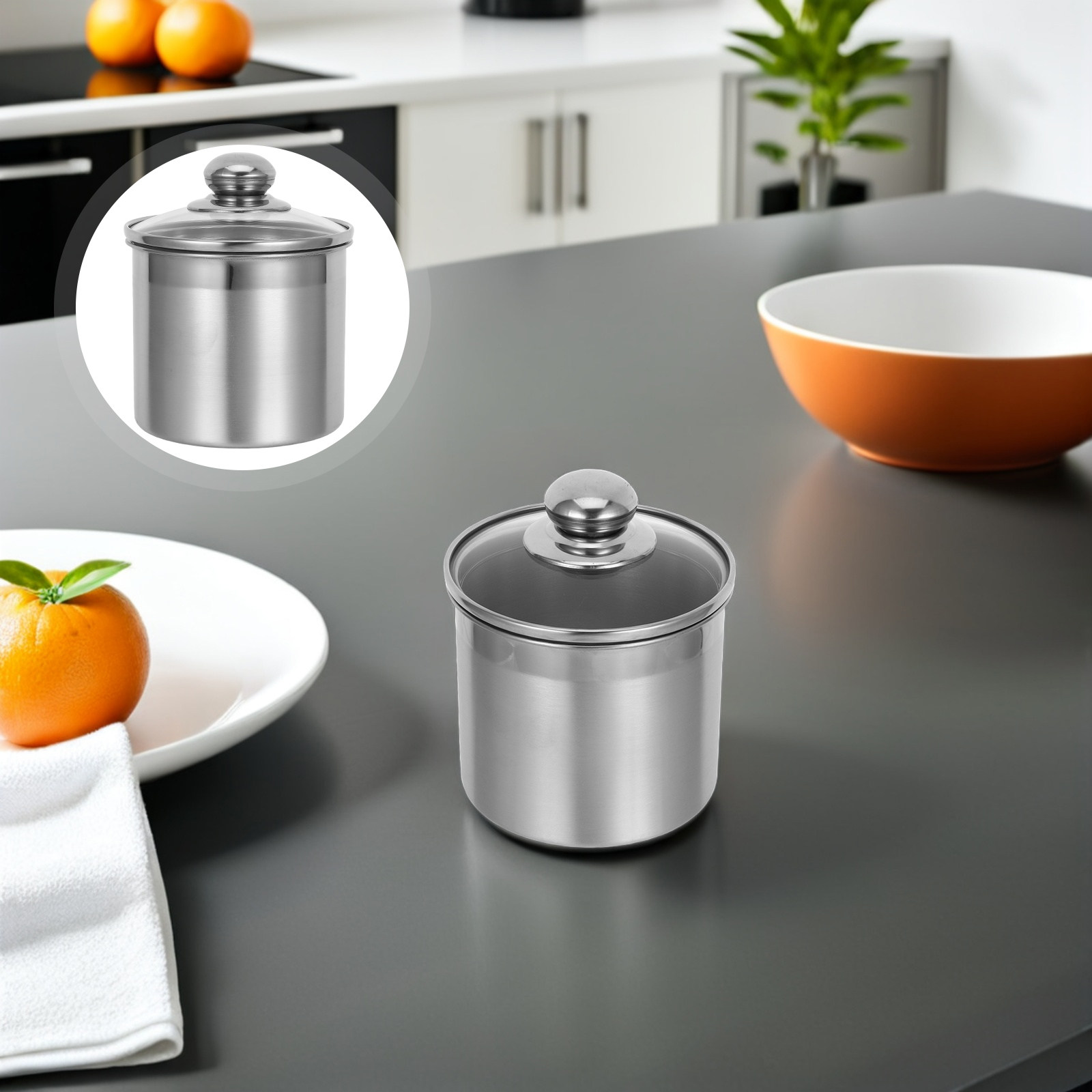 Stainless Steel Kitchen Canist – Coffee Tea Canister Set Bewertung und Preis