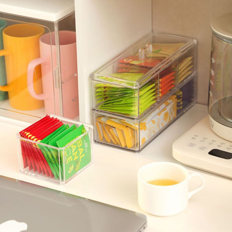 [E] Tea Bag Storage Box Drawer – Coffee Tea Drawer Organizer Bewertung und Preis