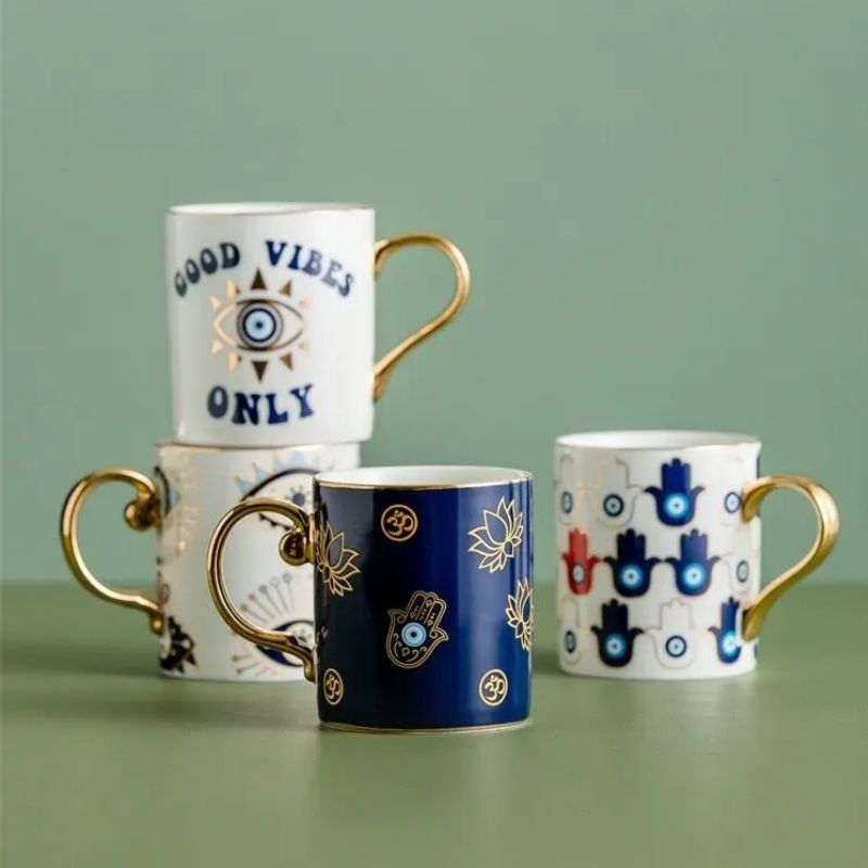 Blue Eye Coffee Cup Devil's Ey – Coffee Tea Flask Bewertung und Preis