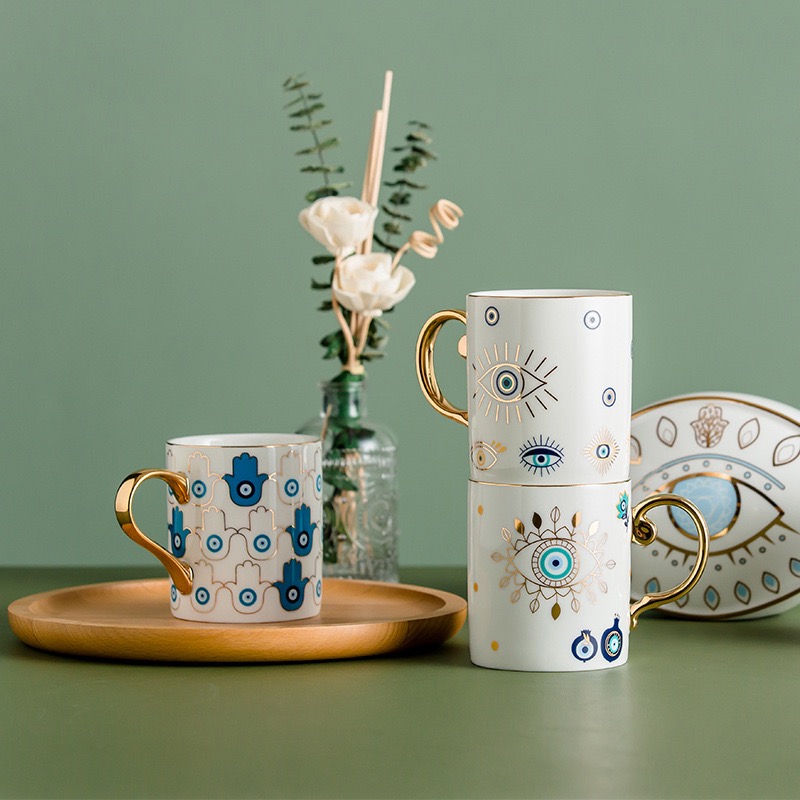 Blue Eye Coffee Cup Devil's Ey – Coffee Tea Flask Bewertung und Preis