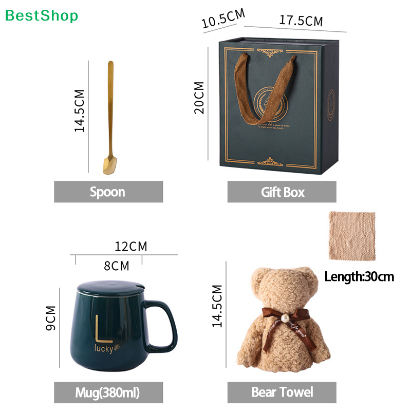♥400ml Ceramic Mug Gift Set –  – Coffee Tea Drawer Organizer Bewertung und Preis