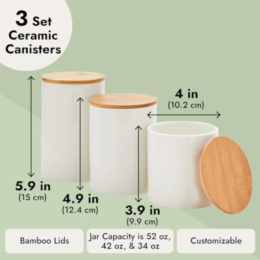 Ceramic Canisters - Coffee Can – Coffee Tea Sugar Set Bewertung und Preis