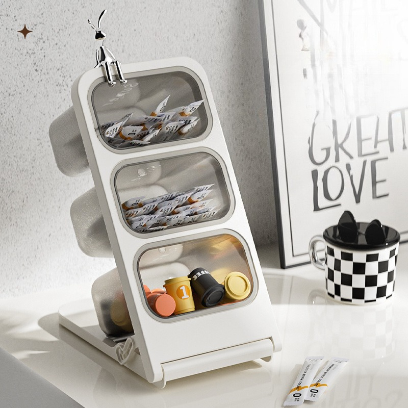 3 Tier Tea Bag Organizer Plast – Coffee Tea Drawer Organizer Bewertung und Preis