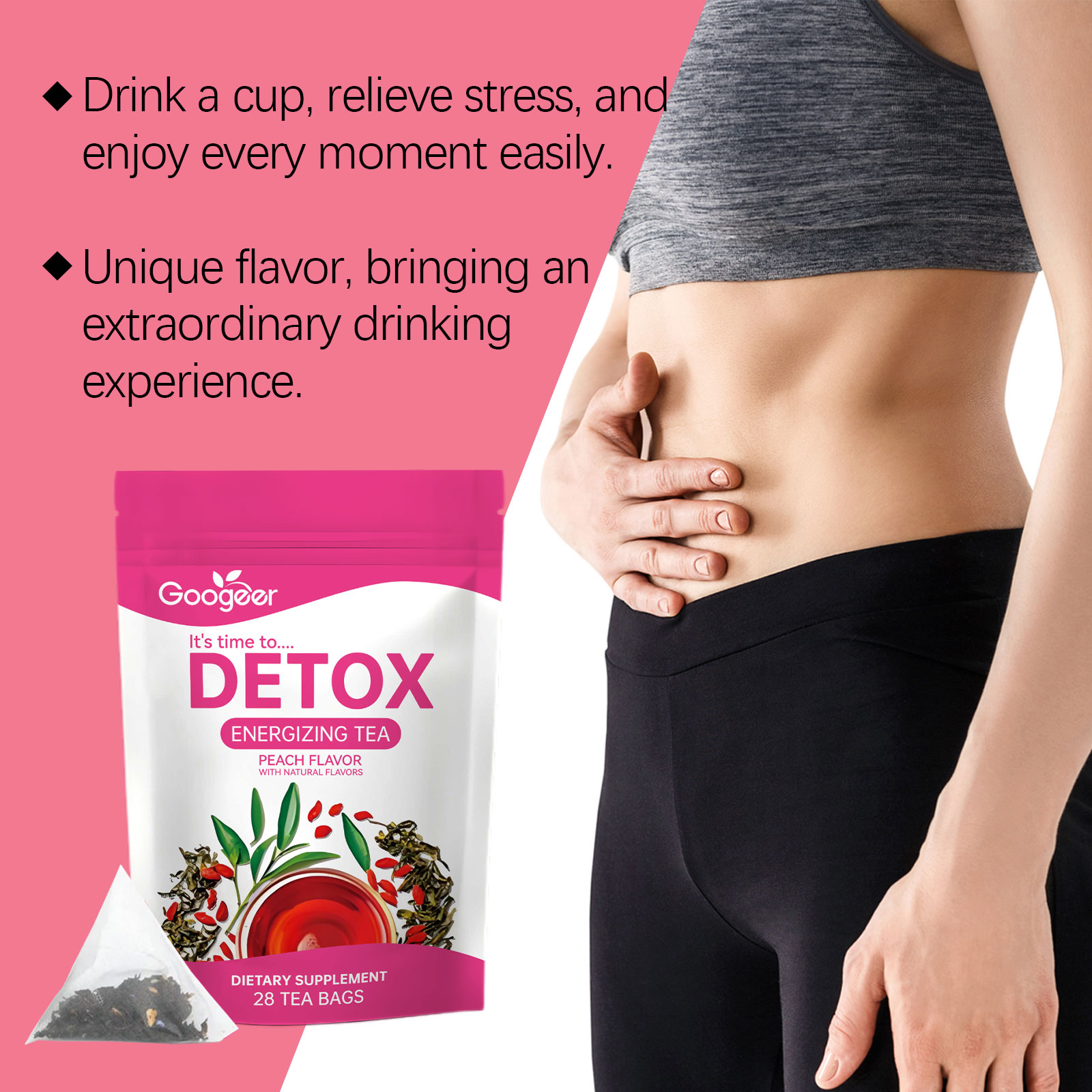 Googeer 28pcs Herbal Detox Tea – Coffee Tea For Weight Loss Bewertung und Preis