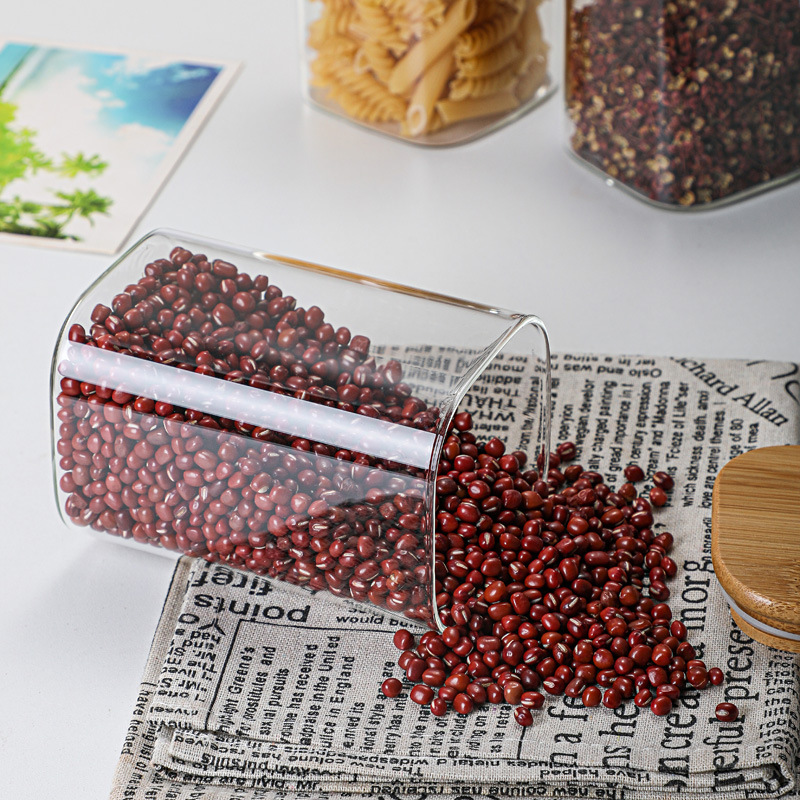 Bamboo Glass Tins Transparent  – Coffee Tea Drawer Organizer Bewertung und Preis